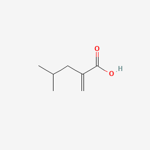 Chemical structure of 4-Methyl-2-methylene valeric acid