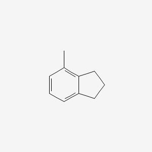 Chemical structure of 4-Methylindan