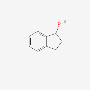 Chemical structure of 4-Methyl-2,3-dihydro-1H-inden-1-ol