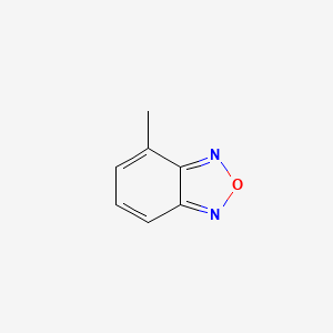 Chemical structure of 4-Methyl-2,1,3-benzoxadiazole