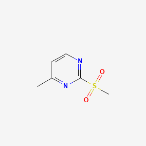 Chemical structure of 4-Methyl-2-(methylsulfonyl)pyrimidine