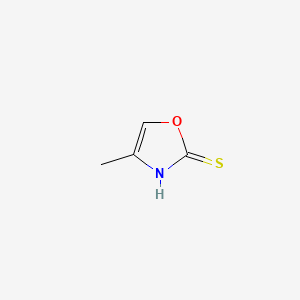 Chemical structure of 4-Methyl-2(3H)-oxazolidinone