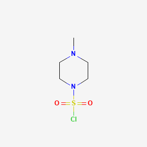 Chemical structure of 4-Methyl-1-piperazinesulfonyl Chloride