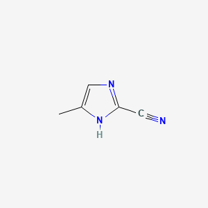 Chemical structure of 4-Methyl-1H-imidazole-2-carbonitrile