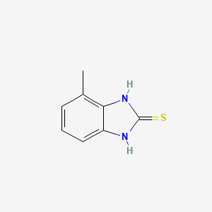 Chemical structure of Methyl-2-mercaptobenzimidazole