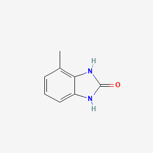 Chemical structure of 4-Methyl-1H-benzo[d]imidazol-2(3H)-one
