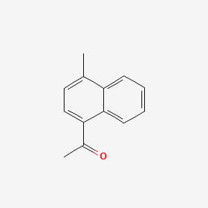 Chemical structure of 4-Methyl-1-acetonaphthone