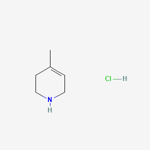 Chemical structure of 4-Methyl-1,2,3,6-tetrahydropyridine hydrochloride