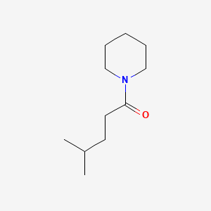Chemical structure of 4-Methyl-1-(piperidin-1-yl)pentan-1-one