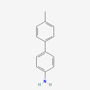 Chemical structure of 4-Amino-4'-methylbiphenyl