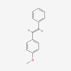 Chemical structure of 4-Methoxystilbene