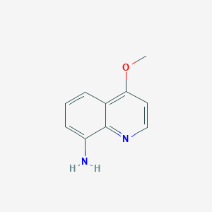 Chemical structure of 4-Methoxyquinolin-8-amine