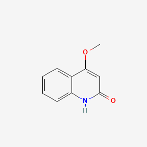 Chemical structure of 4-Methoxyquinolin-2(1H)-one