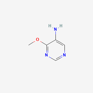 Chemical structure of 4-methoxypyrimidin-5-amine
