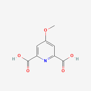 Chemical structure of 4-Methoxypyridine-2,6-dicarboxylic acid