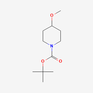 Chemical structure of Tert-butyl 4-methoxypiperidine-1-carboxylate