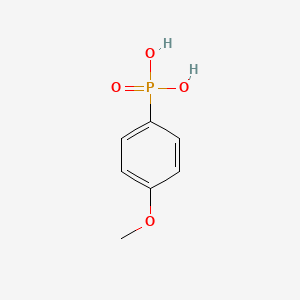 Chemical structure of 4-Methoxyphenylphosphonic Acid