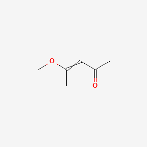 Chemical structure of 4-methoxypent-3-en-2-one