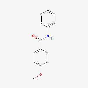 Chemical structure of 4-Methoxy-N-phenylbenzamide