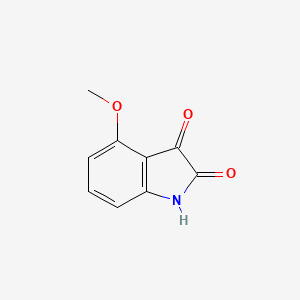 Chemical structure of 4-Methoxy-indoline-2,3-dione