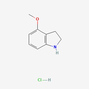 Chemical structure of 4-Methoxyindoline hydrochloride