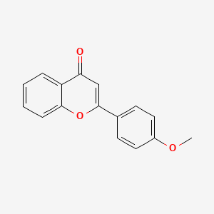 Chemical structure of 4'-Methoxyflavone
