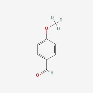 Chemical structure of 4-METHOXY-D3-BENZALDEHYDE