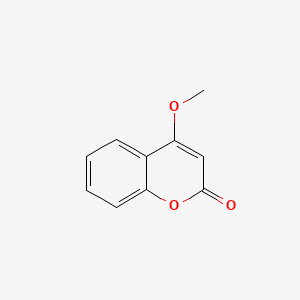 Chemical structure of 4-Methoxycoumarin