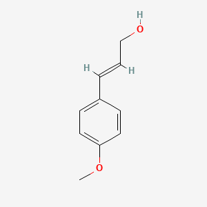 Chemical structure of 4-Methoxycinnamyl alcohol