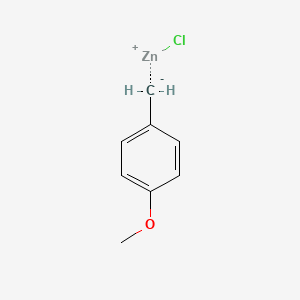 Chemical structure of 4-METHOXYBENZYLZINC CHLORIDE