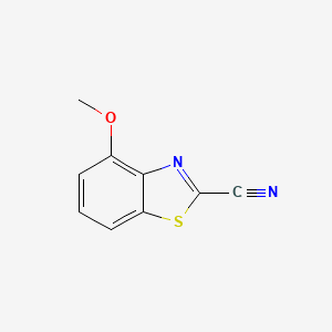 Chemical structure of 4-Methoxybenzo[d]thiazole-2-carbonitrile
