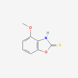 Chemical structure of 4-Methoxybenzo[d]oxazole-2(3H)-thione