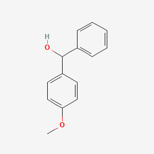 Chemical structure of 4-Methoxybenzhydrol