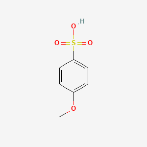 Chemical structure of 4-Methoxybenzenesulfonic acid