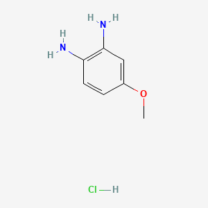 Chemical structure of 4-Methoxybenzene-1,2-diamine hydrochloride
