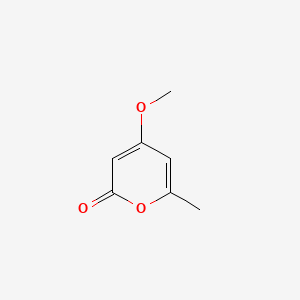 Chemical structure of Methyltriacetolactone