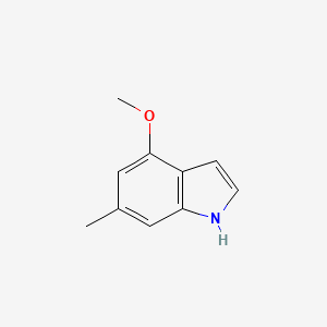 Chemical structure of 4-Methoxy-6-methyl-1H-indole