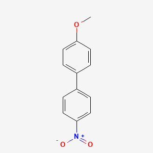 Chemical structure of 4-Methoxy-4'-nitrobiphenyl