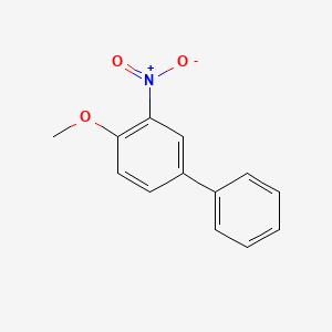 Chemical structure of 4-Methoxy-3-nitrobiphenyl