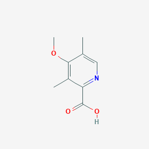 Chemical structure of 4-Methoxy-3,5-dimethylpicolinic acid