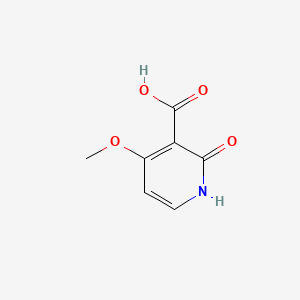Chemical structure of 4-Methoxy-2-oxo-1,2-dihydropyridine-3-carboxylic acid