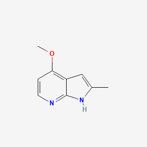 Chemical structure of 4-Methoxy-2-methyl-1H-pyrrolo[2,3-b]pyridine