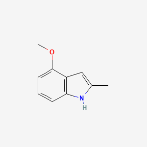 Chemical structure of 4-Methoxy-2-methy-1H-indole