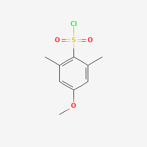 Chemical structure of 4-Methoxy-2,6-dimethylbenzenesulfonyl Chloride