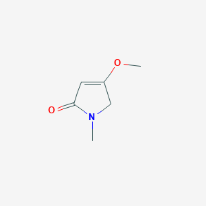 Chemical structure of 4-Methoxy-1-Methyl-1H-pyrrol-2(5H)-one