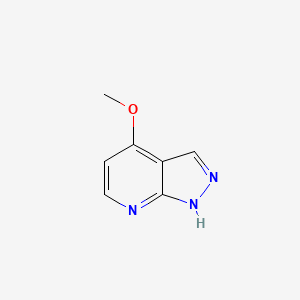 Chemical structure of 4-Methoxy-1H-pyrazolo[3,4-b]pyridine