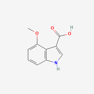 Chemical structure of 4-Methoxy-1H-indole-3-carboxylic acid