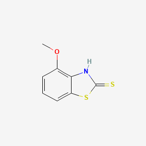 Chemical structure of 4-Methoxy-1,3-Benzothiazole-2-Thiol