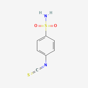 Chemical structure of 4-Isothiocyanatobenzenesulfonamide