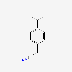 Chemical structure of 4-Isopropylphenylacetonitrile